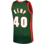 Men's Seattle SuperSonics Shawn Kemp #40 Green Hardwood Classics Jersey 1995/96 - thejerseys