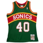 Men's Seattle SuperSonics Shawn Kemp #40 Green Hardwood Classics Jersey 1994/95 - thejerseys