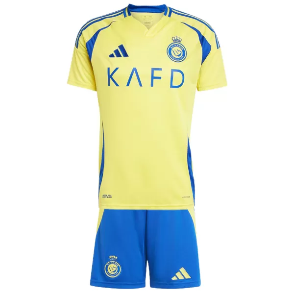 Kid's Al Nassr Home Jersey Kit(Jersey+Shorts) 2024/25 - thejerseys