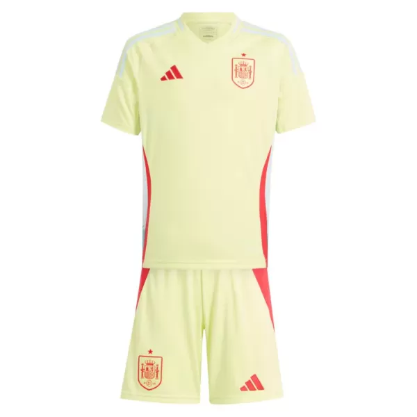 Kid's Spain Away Jerseys Kit(Jersey+Shorts) Euro 2024 - thejerseys