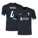 Liverpool VIRGIL #4 Away Match Jersey 2024/25 - thejerseys