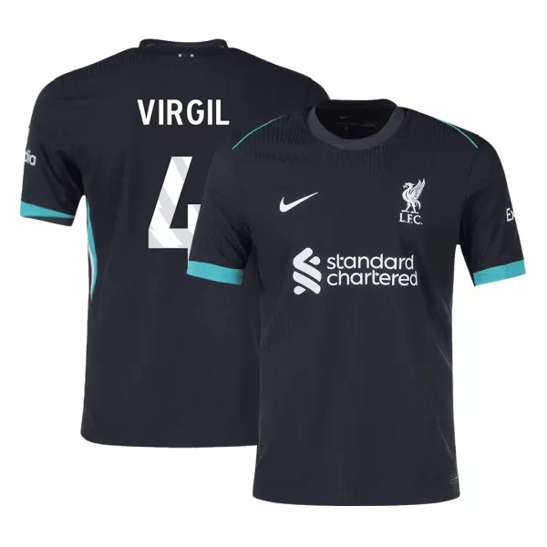 Liverpool VIRGIL #4 Away Match Jersey 2024/25 - thejerseys