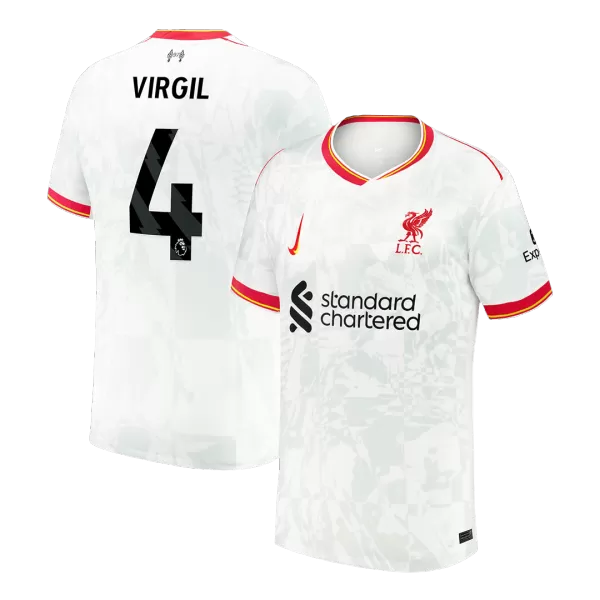 Men's Liverpool VIRGIL #4 Third Away Soccer Jersey 2024/25 - thejerseys