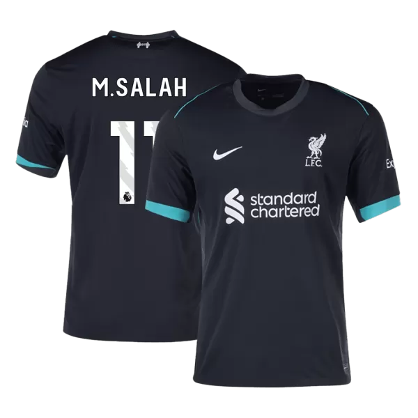 Men's Liverpool M.SALAH #11 Away Soccer Jersey 2024/25 - thejerseys