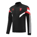 Manchester United Black Jacket Training Kit 2024/25 For Adults - thejerseys