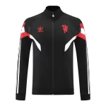 Manchester United Black Jacket Training Kit 2024/25 For Adults - thejerseys