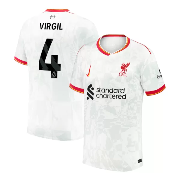 Men's Liverpool VIRGIL #4 Third Away Soccer Jersey 2024/25 - thejerseys