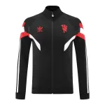 Manchester United Black Track Jacket 2024/25 For Adults - thejerseys