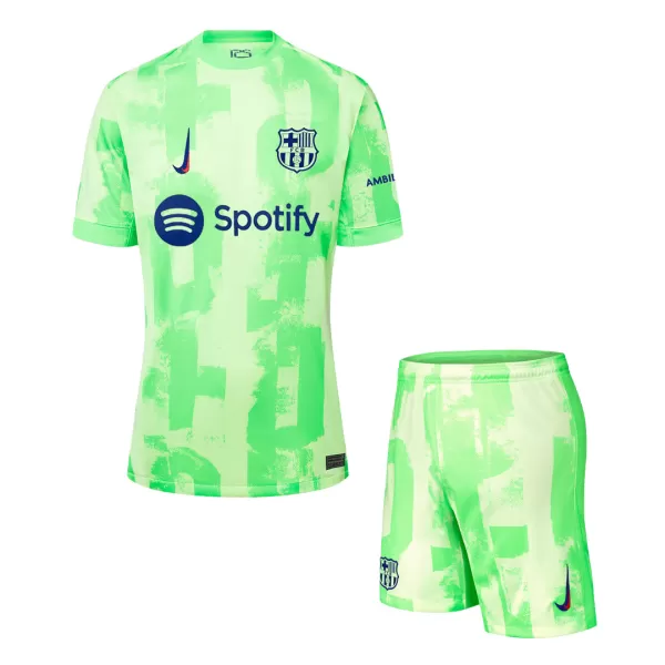 [Super Quailty] Men's Barcelona Third Away Jersey (Jersey+Shorts) Kit 2024/25 - thejerseys