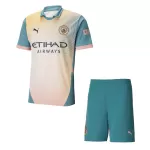 Men's Manchester City Fourth Away Jersey (Jersey+Shorts) Kit 2024/25 - Definitely City - thejerseys