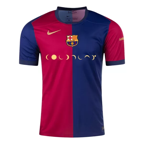 Men's Barcelona X COLDPLAY Home Soccer Jersey 2024/25 - thejerseys