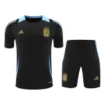 Men's Argentina Pre-Match Jersey (Jersey+Shorts) Kit Copa América 2024 - thejerseys