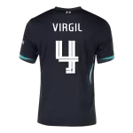 Men's Liverpool VIRGIL #4 Away Soccer Jersey 2024/25 - UCL - thejerseys