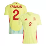 Men's Spain CARVAJAL #2 Away Soccer Jersey Euro 2024 - thejerseys