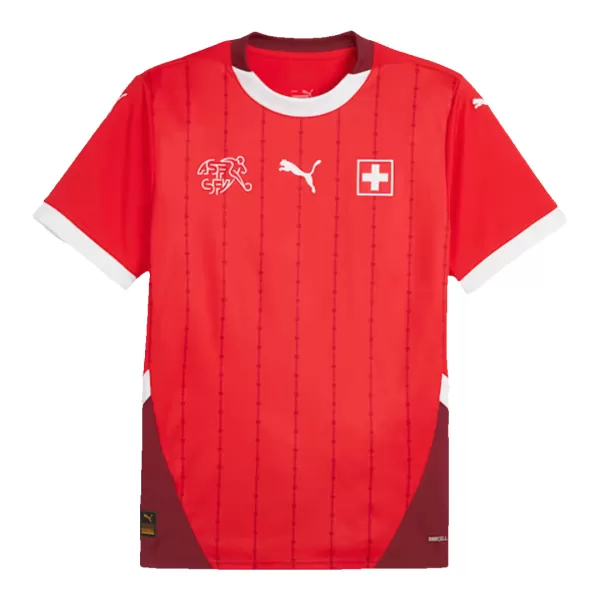 Men's Switzerland Home Soccer Jersey Euro 2024 - thejerseys