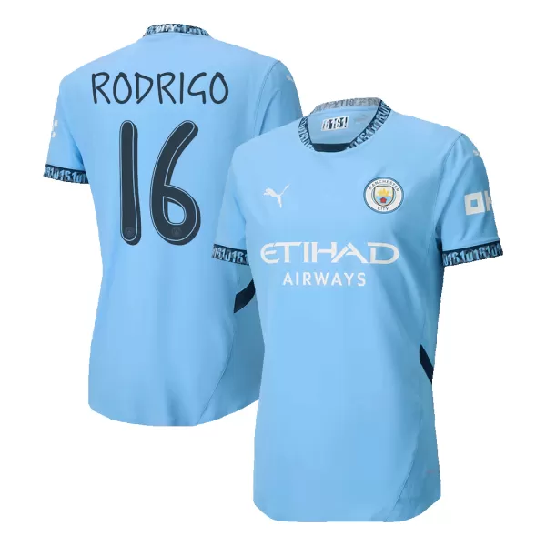 Manchester City RODRIGO #16 Home Match Jersey 2024/25 - UCL - thejerseys