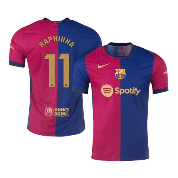 Barcelona RAPHINHA #11 Home Match Jersey 2024/25 - Old Sponsor - thejerseys