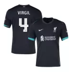 [Super Quality] Men's Liverpool VIRGIL #4 Away Soccer Jersey 2024/25 - UCL - thejerseys