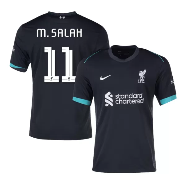 Men's Liverpool M.SALAH #11 Away Soccer Jersey 2024/25 - UCL - thejerseys