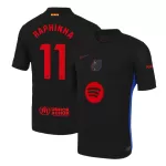 Barcelona RAPHINHA #11 Away Match Jersey 2024/25 - Spotify Logo Without Text - thejerseys