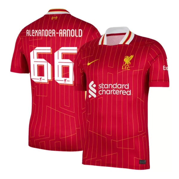 [Super Quality] Men's Liverpool ALEXANDER-ARNOLD #66 Home Soccer Jersey 2024/25 UCL - thejerseys