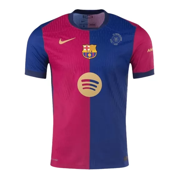 Barcelona 125th Anniversary Home Match Jersey 2024/25 - Spotify Logo Without Text - thejerseys