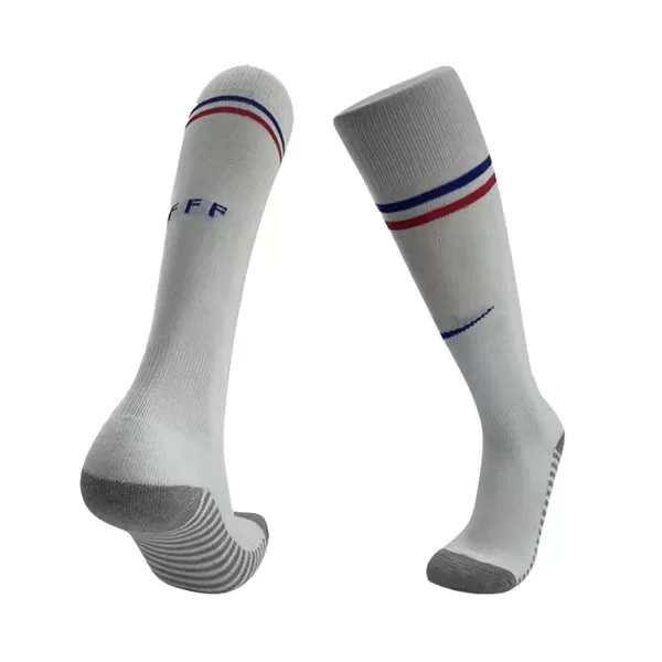 Kid's France Away Soccer Socks Euro 2024 - thejerseys