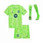 Kid's Barcelona Third Away Jersey Full Kit 2024/25 UCL - Spotify Logo Without Text - thejerseys