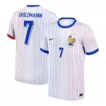 [Super Quality] Men's France GRIEZMANN #7 Away Soccer Jersey Euro 2024 - thejerseys