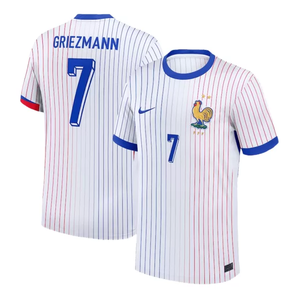 [Super Quality] Men's France GRIEZMANN #7 Away Soccer Jersey Euro 2024 - thejerseys