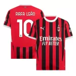 Men's AC Milan RAFA LEÃO #10 Home Soccer Jersey 2024/25 - thejerseys