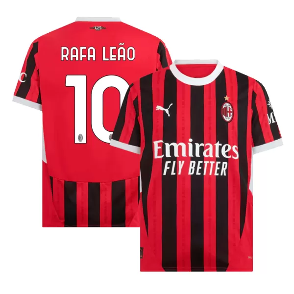 Men's AC Milan RAFA LEÃO #10 Home Soccer Jersey 2024/25 - thejerseys