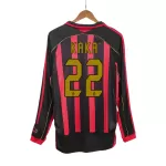 AC Milan KAKA' #22 Home Retro Long Sleeve Soccer Jersey 2006/07 - thejerseys