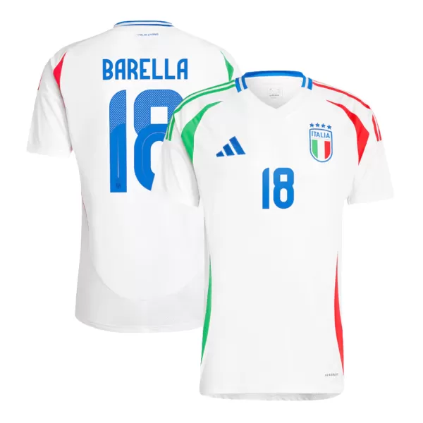 [Super Quality] Men's Italy BARELLA #18 Away Soccer Jersey Euro 2024 - thejerseys