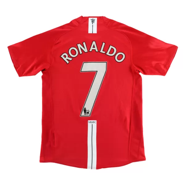 Manchester United RONALDO #7 Home Retro Soccer Jersey 2007/08 - thejerseys