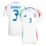 [Super Quality] Men's Italy DIMARCO #3 Away Soccer Jersey Euro 2024 - thejerseys