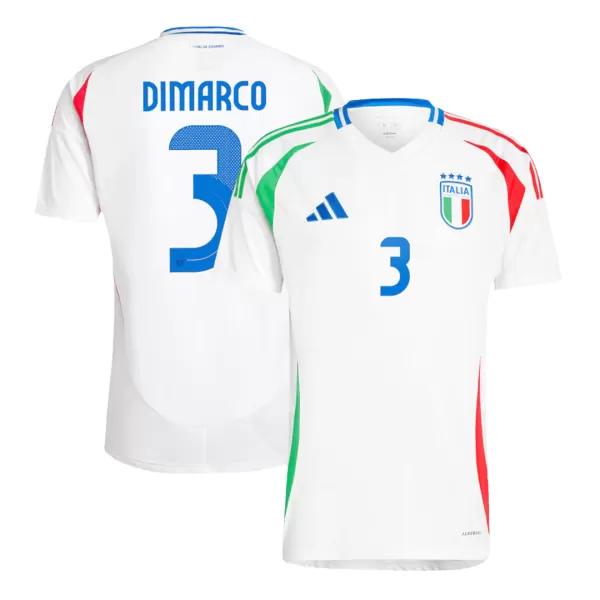 [Super Quality] Men's Italy DIMARCO #3 Away Soccer Jersey Euro 2024 - thejerseys