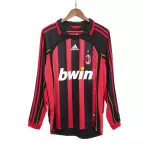 AC Milan Home Retro Long Sleeve Soccer Jersey 2006/07 - thejerseys