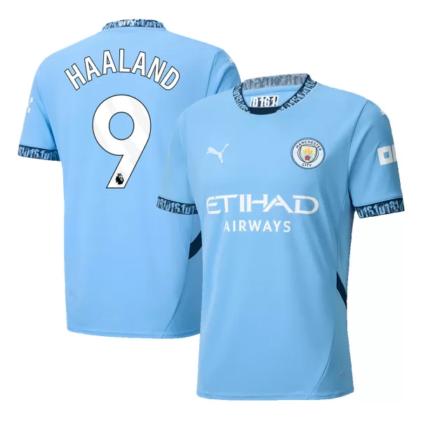 [Super Quality] Men's Manchester City HAALAND #9 Home Soccer Jersey 2024/25 - thejerseys