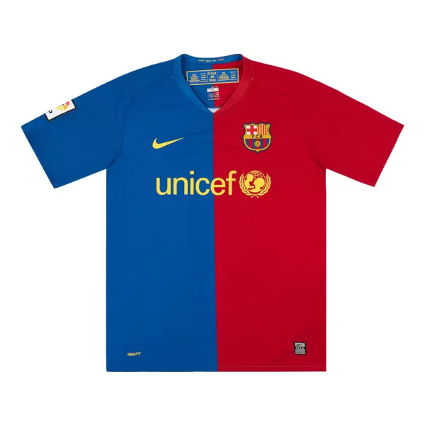 Barcelona Home Retro Soccer Jersey 2008/09 - thejerseys