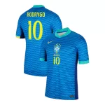 Men's Brazil RODRYGO #10 Away Soccer Jersey Copa América 2024 - thejerseys