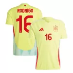 Men's Spain RODRIGO #16 Away Soccer Jersey Euro 2024 - thejerseys