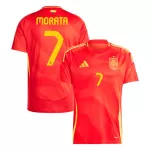 [Super Quality] Men's Spain MORATA #7 Home Soccer Jersey Euro 2024 - thejerseys