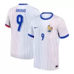 [Super Quality] Men's France GIROUD #9 Away Soccer Jersey Euro 2024 - thejerseys