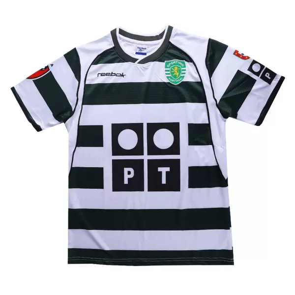 Sporting CP Home Retro Soccer Jersey 2001/3 - thejerseys