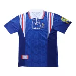 France Home Retro Soccer Jersey 1996 - thejerseys