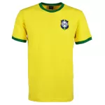 Brazil Home Retro Soccer Jersey 1970 - thejerseys