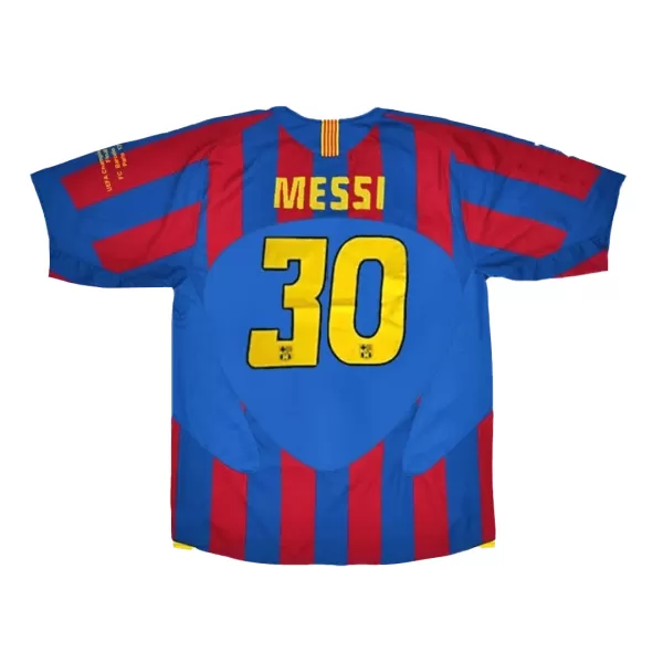 Barcelona MESSI #30 Home Retro Soccer Jersey 2005/06 - UCL Final - thejerseys