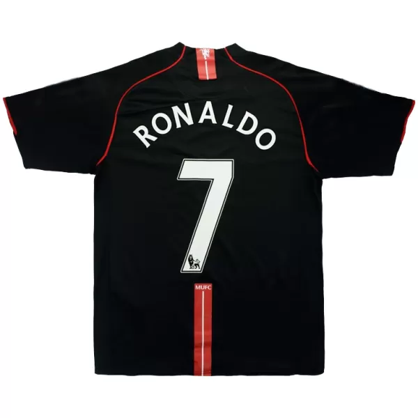 Manchester United RONALDO #7 Away Retro Soccer Jersey 2007/08 - thejerseys