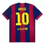 Barcelona MESSI #10 Home Retro Soccer Jersey 2014/15 - thejerseys